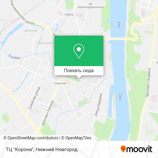 Карта ТЦ "Корона"