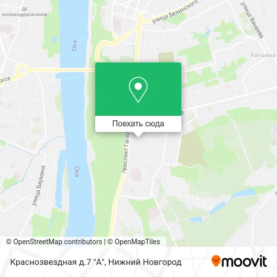 Карта Краснозвездная д.7 "А"