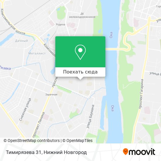 Карта Тимирязева 31