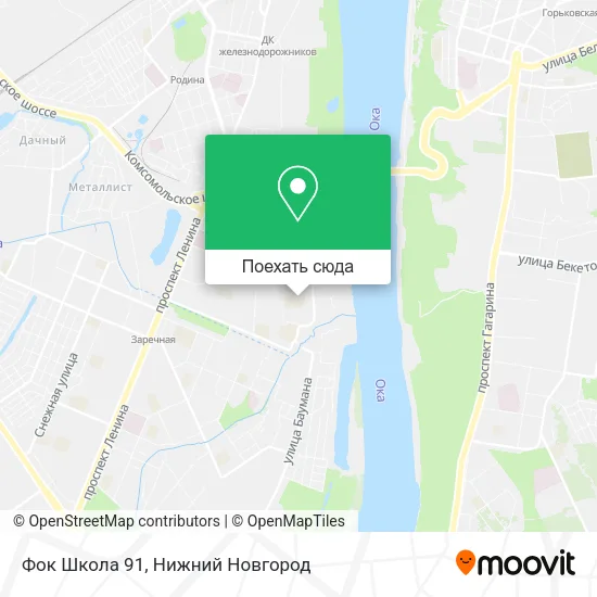 Карта Фок Школа 91