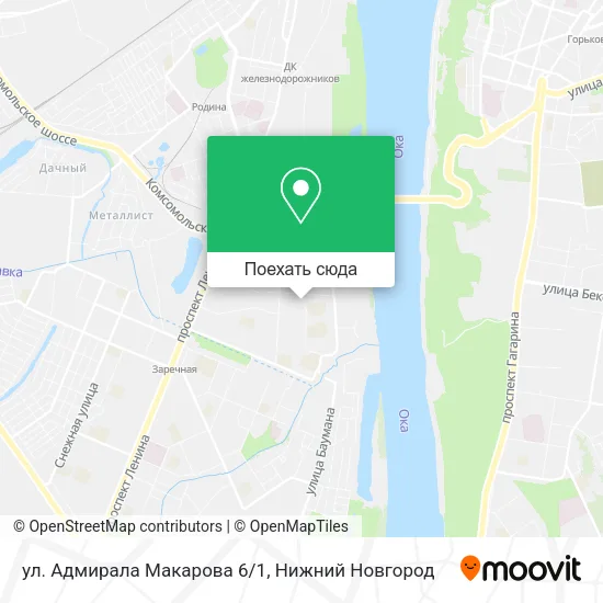 Карта ул. Адмирала Макарова 6/1