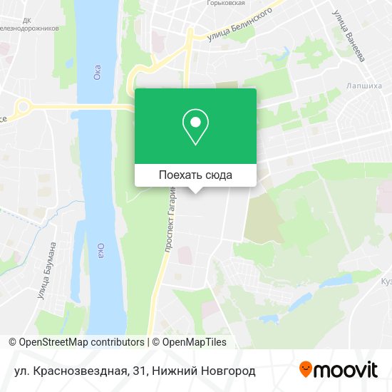Карта ул. Краснозвездная, 31