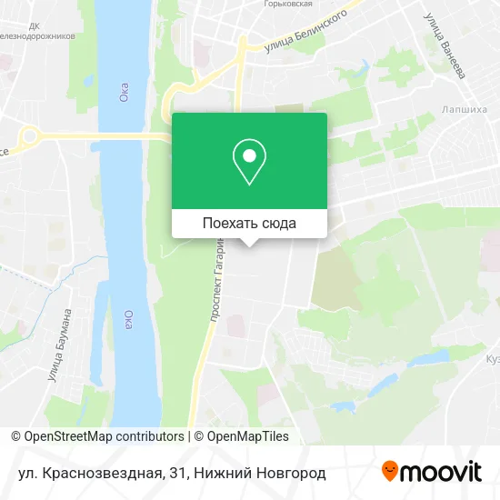 Карта ул. Краснозвездная, 31