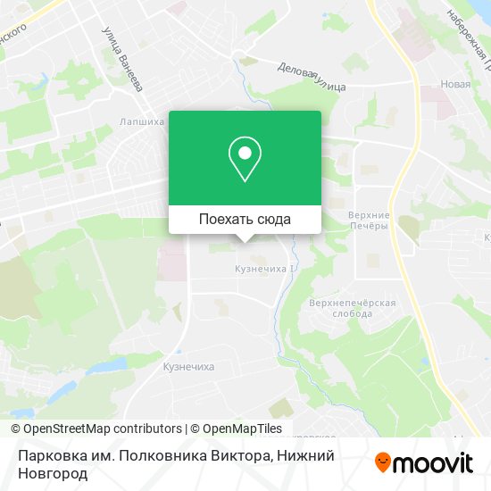 Карта Парковка им. Полковника Виктора