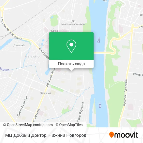 Карта МЦ Добрый Доктор