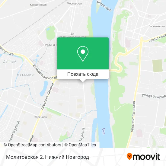 Карта Молитовская 2