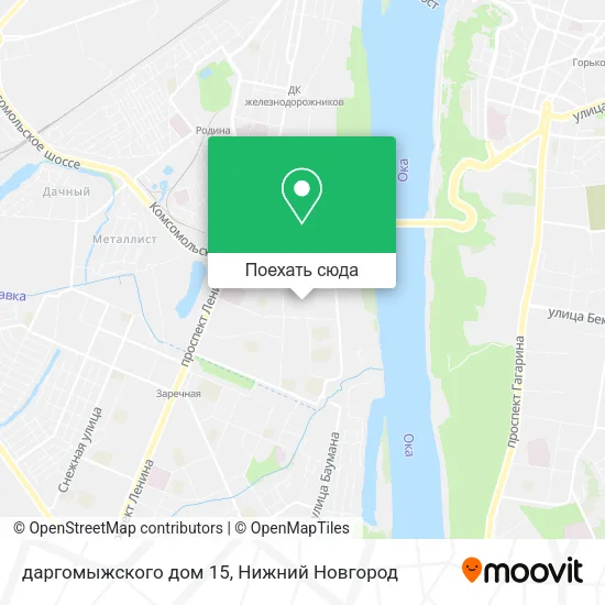 Карта даргомыжского дом 15