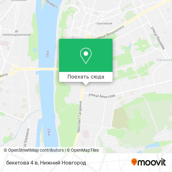 Карта бекетова 4 в