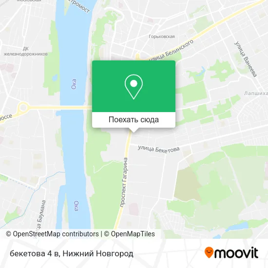 Карта бекетова 4 в