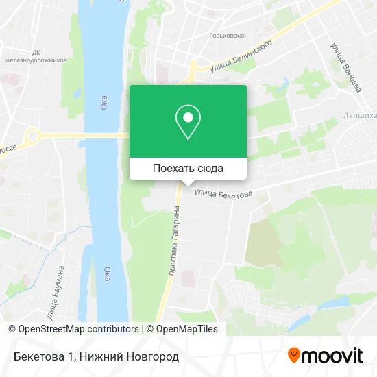 Карта Бекетова 1