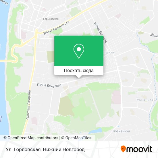 Карта Ул. Горловская