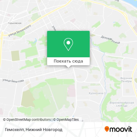 Карта Гемохелп