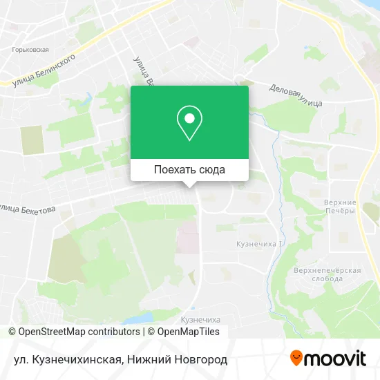 Карта ул. Кузнечихинская