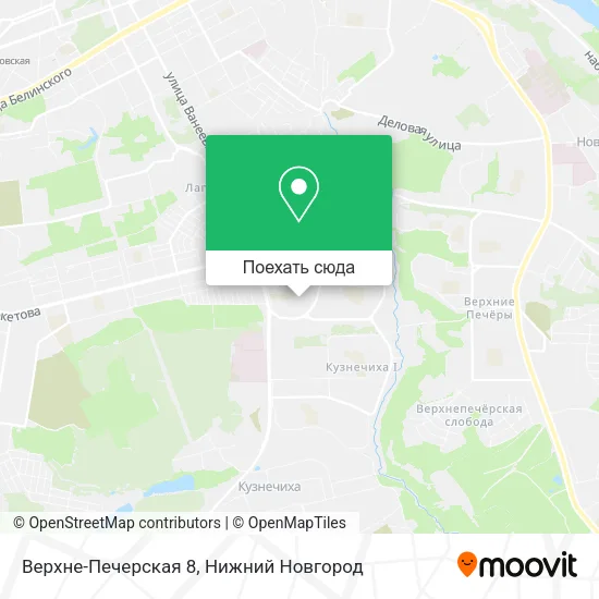 Карта Верхне-Печерская 8