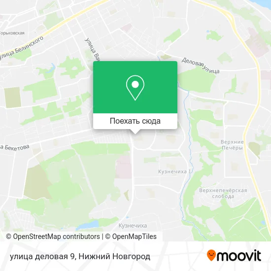 Карта улица деловая 9