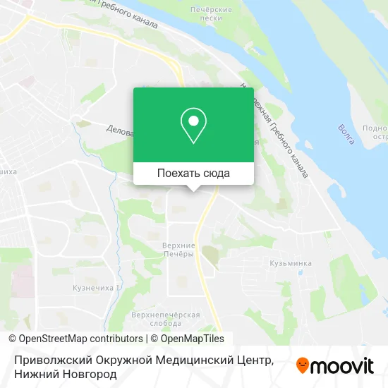 Карта Приволжский Окружной Медицинский Центр