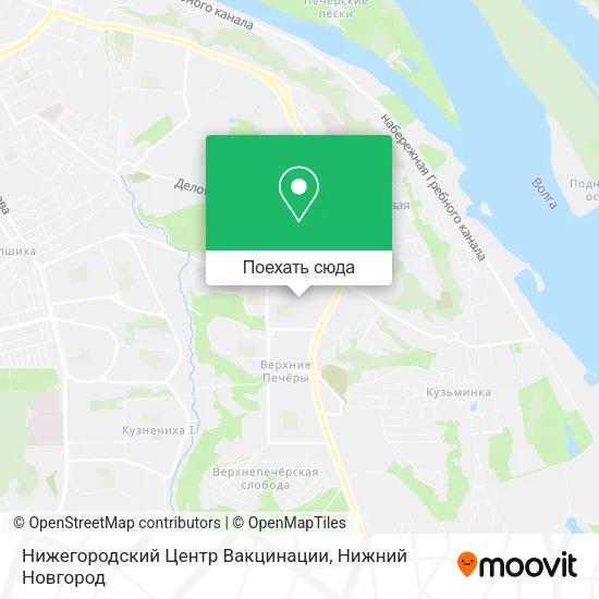 Карта Нижегородский Центр Вакцинации