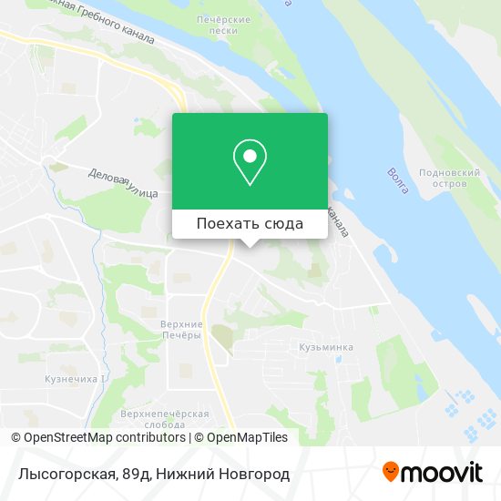 Карта Лысогорская, 89д