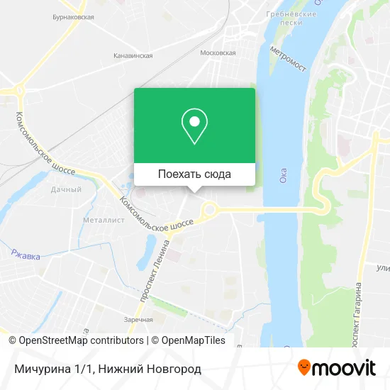 Карта Мичурина 1/1