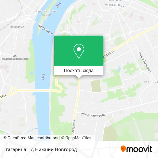 Карта гагарина 17