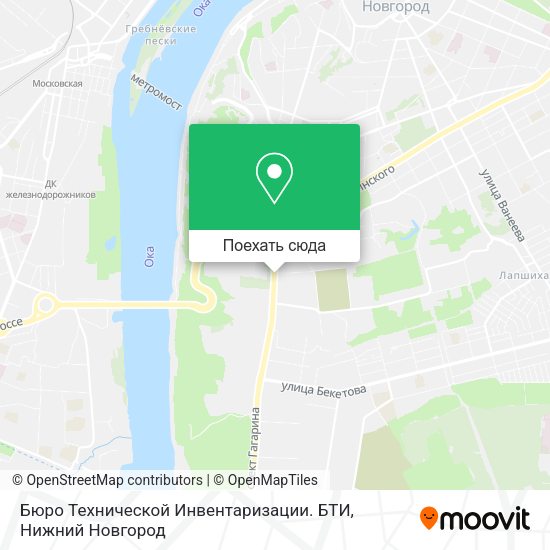 Карта Бюро Технической Инвентаризации. БТИ