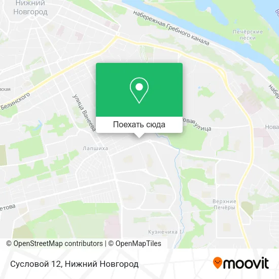 Карта Сусловой 12