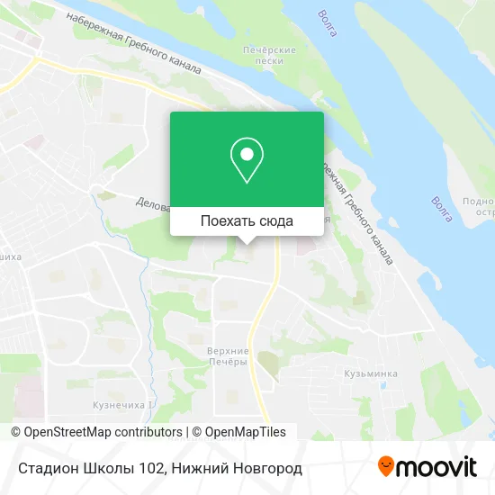Карта Стадион Школы 102