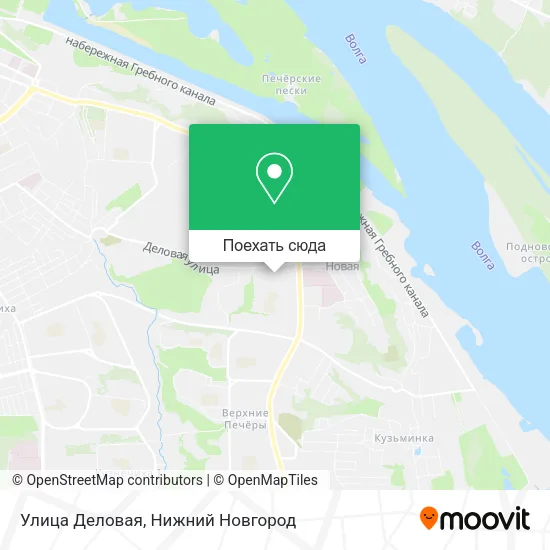 Карта Улица Деловая