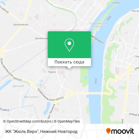 Карта ЖК "Жюль Верн"