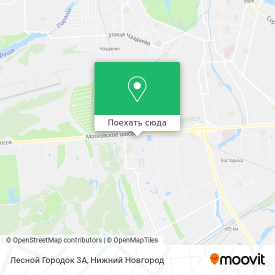 Карта Лесной Городок 3А