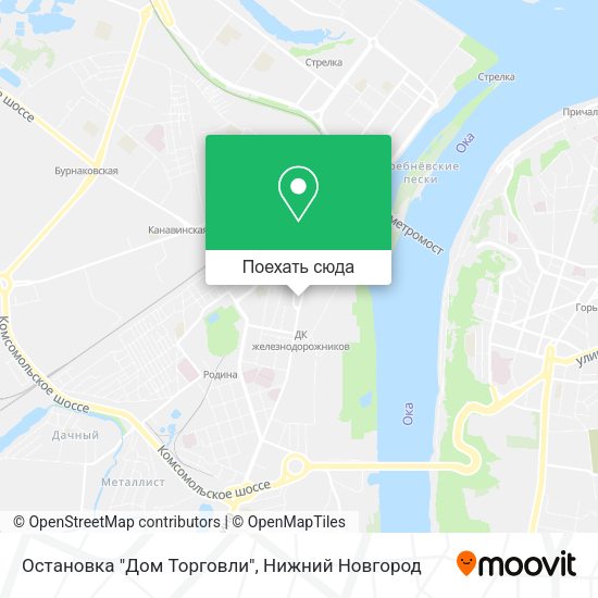 Карта Остановка "Дом Торговли"