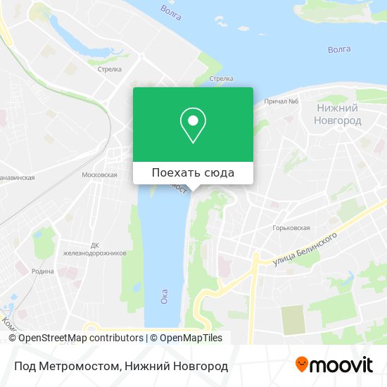 Карта Под Метромостом