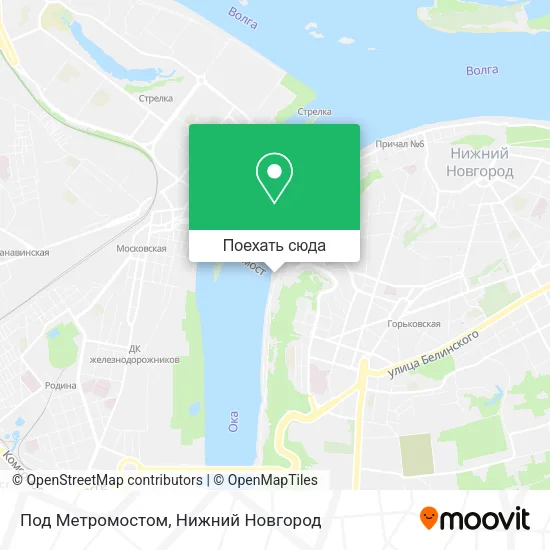 Карта Под Метромостом