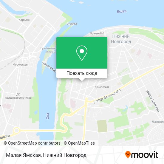 Карта Малая Ямская