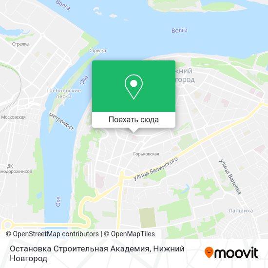 Карта Остановка Строительная Академия