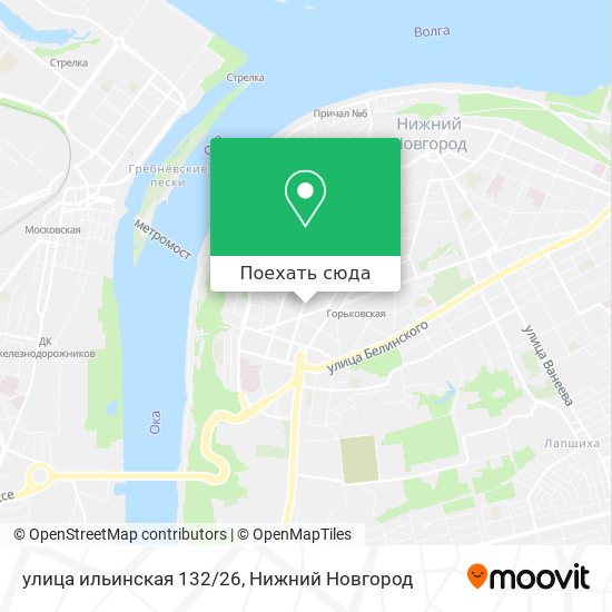 Карта улица ильинская 132/26