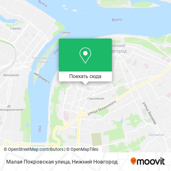 Карта Малая Покровская улица