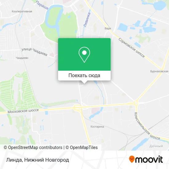 Карта Линда