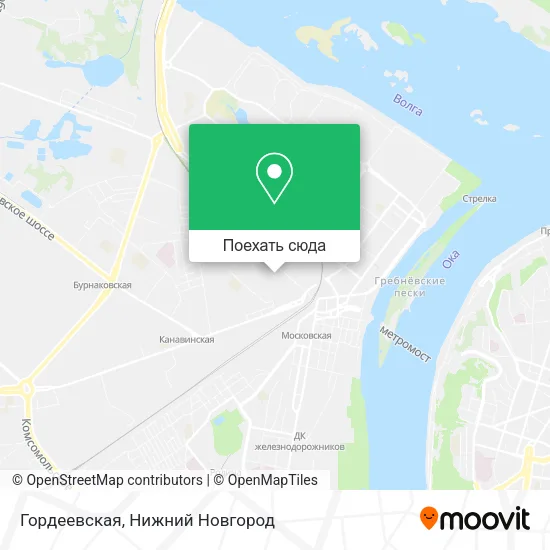Карта Гордеевская