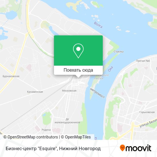 Карта Бизнес-центр "Esquire"