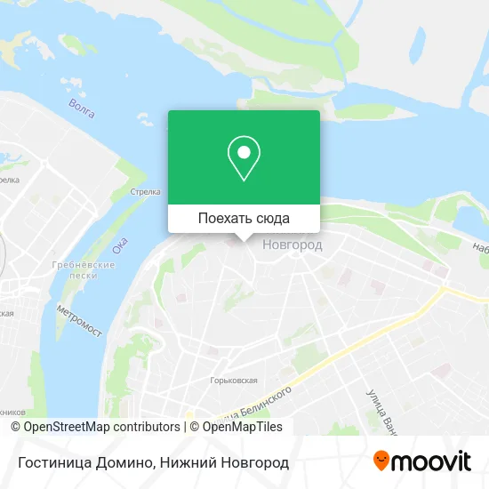 Карта Гостиница Домино