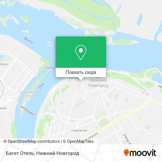 Карта Багет Отель