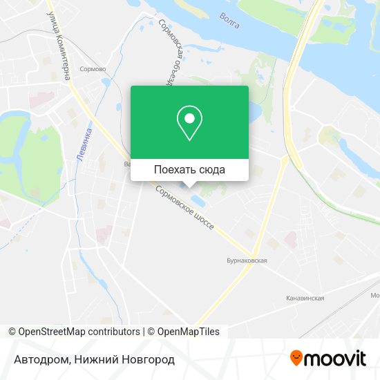 Карта Автодром