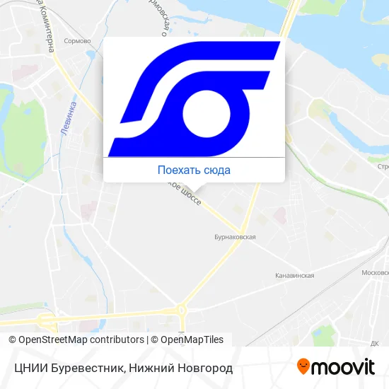 Карта ЦНИИ Буревестник