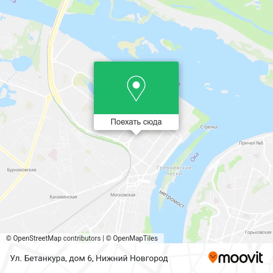 Карта Ул. Бетанкура, дом 6