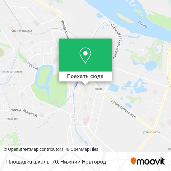 Карта Площадка школы 70