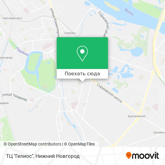 Карта ТЦ "Гелиос"