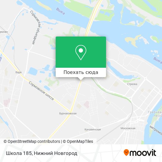 Карта Школа 185