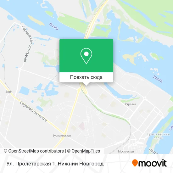 Карта Ул. Пролетарская 1