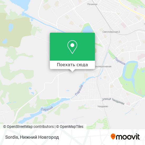 Карта Sordis